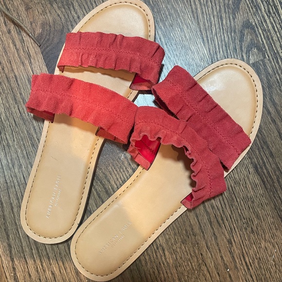 American Eagle Outfitters Shoes - Red Sandals